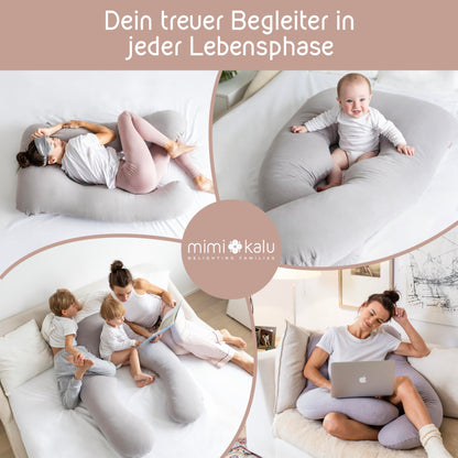mimi kalu® DAS ORIGINAL Seitenschläferkissen mit Memory Foam