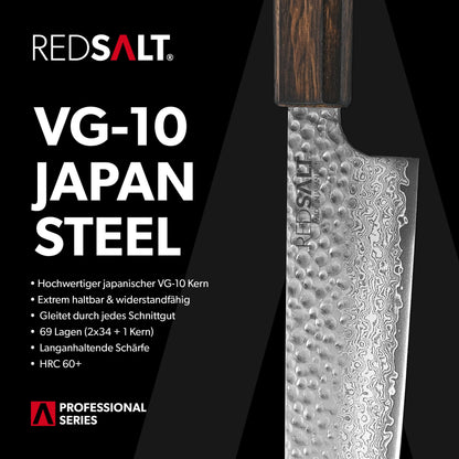 REDSALT Professional Series NAKIRI 17cm Damast Gemüsemesser