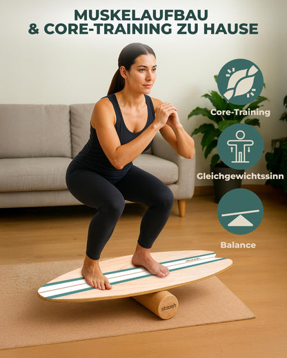 STAASH® Balance Board für Gleichgewicht & Fitness - Full Kit