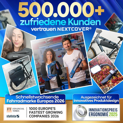 Nextcover 3in1 Fahrradtasche für Gepäckträger, wasserdicht, 25 L