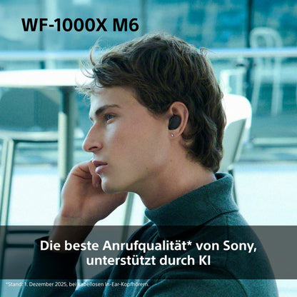 Sony WF-1000XM6 In-Ear Noise-Cancelling-Kopfhörer, Schwarz