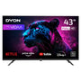 DYON Movie Smart 43 VX Full-HD Smart TV – 43 Zoll (108 cm). Rechteckiger, schwarzer Smart TV zur Full-HD-Wiedergabe von Streaming-Inhalten.