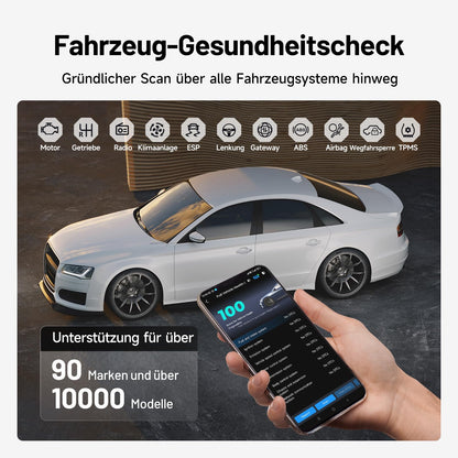 TOPDON Carpal-A OBD2 Bluetooth Diagnosegerät für alle Fahrzeuge
