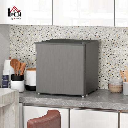 HOMCOM Mini-Gefrierschrank freistehend 35 Liter - Grau