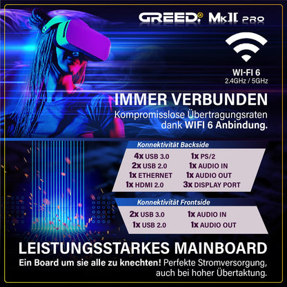 Greed MK2 Pro High-End Gaming PC - i7-12700F | RTX 5070