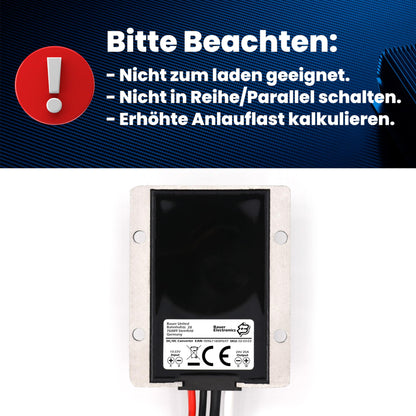 Bauer Electronics DC-DC Boost Spannungswandler 9-22V auf 24V 20A