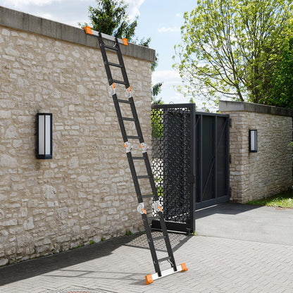 AMHANCIBLE Mehrzweck Aluleiter - 3.4M 12 Stufen EBAL01RN