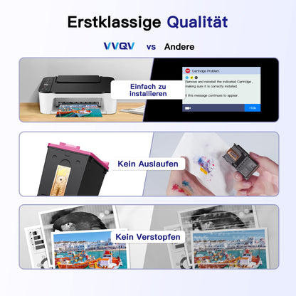 VVQV PG-540XL CL-541XL Druckerpatronen Multipack für Canon Pixma