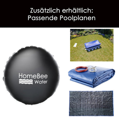 HomeBee® Poolkissen Winter XXL für Pool-Überwinterung – 3m