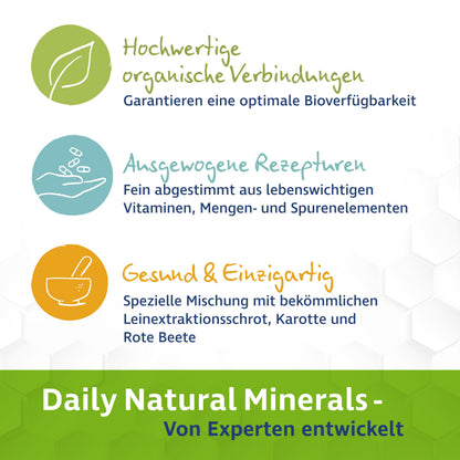 VitPet+ Daily Natural Minerals Mineralfutter für Pferde 4 kg Eimer