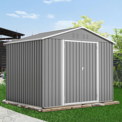 Thanaddo Trapezblech 22er Set, verzinktes Stahlblech, 10,12 m², Grau