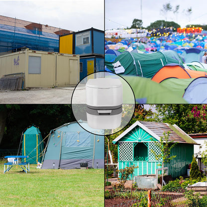 BB Sport mobile Campingtoilette 24l Kolbenpumpe mit Papierfach