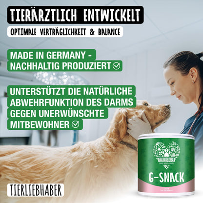 TIERLIEBHABER G-Snack Hundeleckerli für Darmflora & Verdauung, 350 g