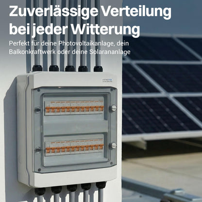 Intratec Feuchtraum-Verteilerkasten Aufputz 2-reihig, IP65, 24 Module