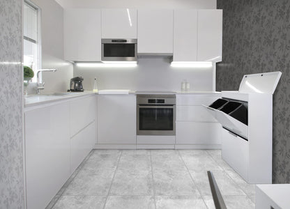 ARREGUI Ecoclas Plus CR621-E Mülltrennsystem mit Box 4x17L weiss