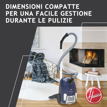 Hoover Brave BV60PET Bodenstaubsauger mit Beutel Tierhaardüse