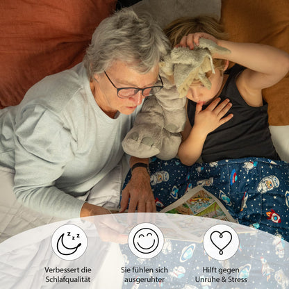 Ella Gewichtsdecke Kinder 3,2 kg 100x150 cm - Space