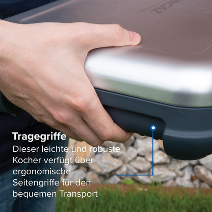 Campingaz Camping Kitchen 2 Campingkocher Gaskocher 2-flammig – Grau