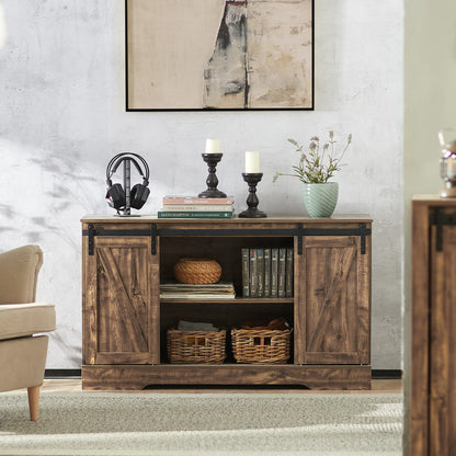 SoBuy FSB60-N Sideboard – Schiebetüren Kommode 120x70x40cm