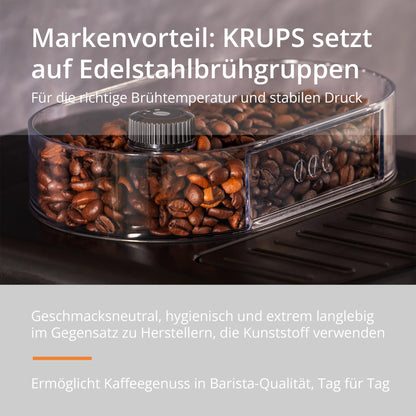 KRUPS Arabica Picto EA810570 Kaffeevollautomat - Weiss