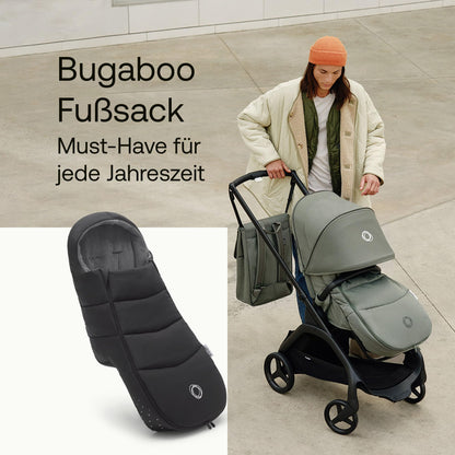 Bugaboo Ganzjahres Fussack Kinderwagen Fusswärmer – Midnight Black