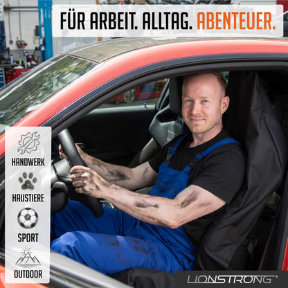 LIONSTRONG Autositzschoner Vordersitz, wasserdicht, 2 Stück