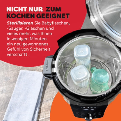 Instant Pot Plus 9-in-1 Multikocher – 5.7l Gebürsteter Edelstahl