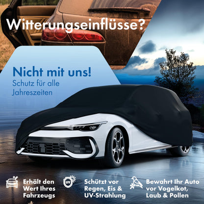 Walser Auto Abdeckplane wasserdicht Grösse 1 - Schwarz