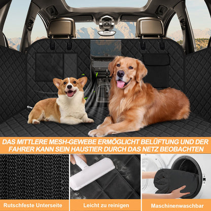 Vinstatin Hundedecke Auto Rückbank 132x66 cm, wasserdicht & kratzfest