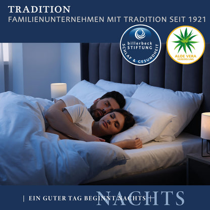 billerbeck E21 King Faser Ganzjahresdecke - Aloe Vera 135x200 cm