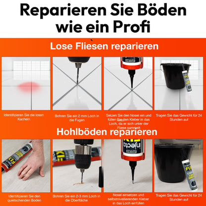 Injectafix Precision Injektionskleber für lose und hohle Fliesen