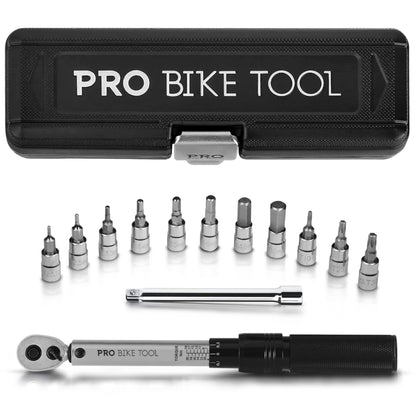 PRO BIKE TOOL Drehmomentschlüssel Fahrrad Motorrad 1/4 Zoll 2-20 Nm