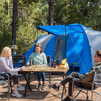 TIMBER RIDGE Campingtisch klappbar, höhenverstellbar, Aluminium