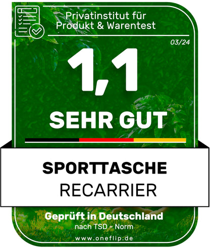 RECARRIER Sporttasche RE01 50L – wasserdicht, mit Schuhfach