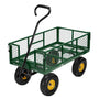 VIVOHOME Gartenwagen VH524-GR Transportwagen bis 400 kg mit Luftreifen