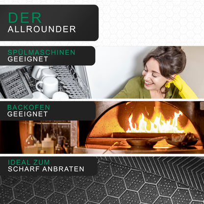 FIXLINE® Premium Bratpfanne Ø28cm - Antihaftbeschichtung