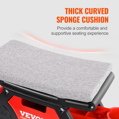 VEVOR Rollhocker Werkstatt – Mobil mit Aufbewahrungsbox