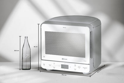 Bauknecht MW 39 WSL Mikrowelle mit Grill und Crisp-Funktion, 13 L