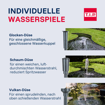T.I.P. Wasserspielpumpe WPS 2000 R, Teichpumpe, 2000 l/h