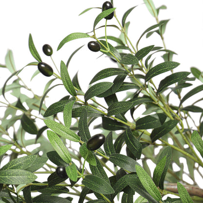 YOLEO Künstlicher Olivenbaum 150cm – Gross, wie echt Deko (Typ 2)