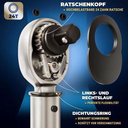 S&R Drehmomentschlüssel Set 40-210 Nm - 1/2 Zoll Antrieb