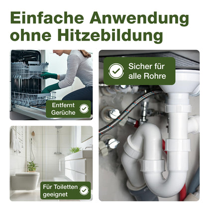 bio-chem Haar-Weg Abflussfrei Abflussreiniger - Extra Stark 4x 1L