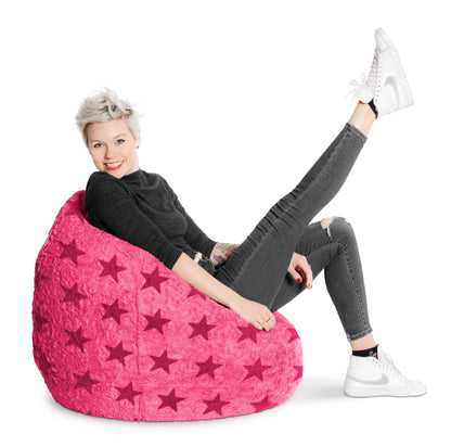 Sitting Point Sitzsack FluffyStars XL - Pink