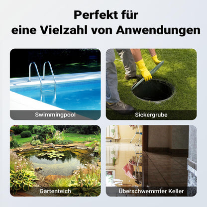 PowerFlow Schmutzwasserpumpe 550W Tauchpumpe - 10.000 l/h