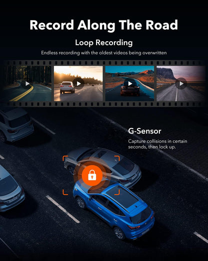 WOLFBOX G930 4K Dash Cam Rückspiegel 10'' mit GPS