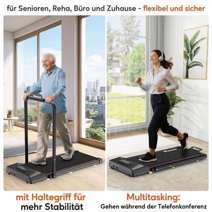 FunLife F1 Klappbares 3-in-1 Walking Pad - Rot