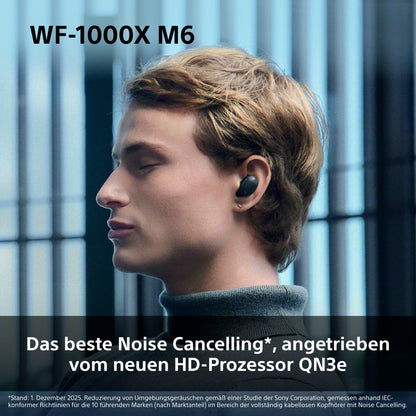 Sony WF-1000XM6 In-Ear Noise-Cancelling-Kopfhörer, Schwarz