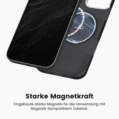 pitaka iPhone 16 Pro Max Ultradünne Aramid Hülle - Grauschwarz