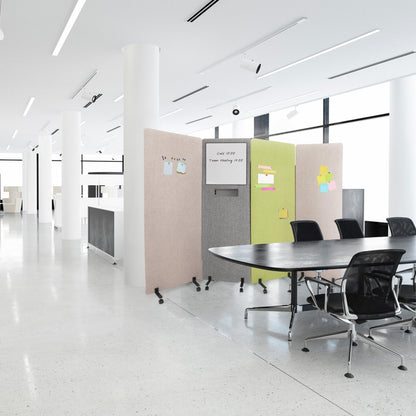 hjh OFFICE FLEXMIUT WB Mobile Trennwand - Grau 891012