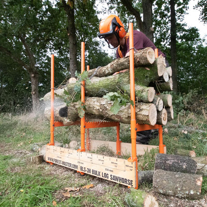 Forest master Mehrfachholzhalter Sägebock H3 - 250kg Holzstützen